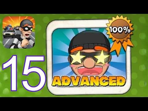 Robbery Bob - Advanced Level 11-15 - Part 15 Gameplay Walkthrough (iOS, Android)