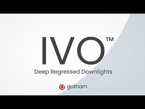 Gotham® IVO™ Deep Regressed Downlights