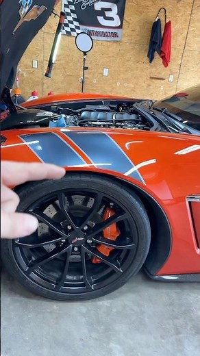 C6 Corvette header install #c6corvette #corvette #americanracing