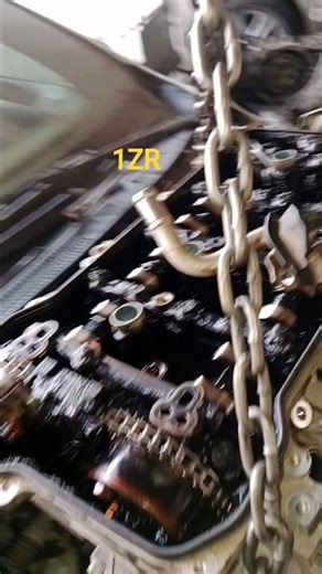 vehicle Toyota Corolla is engine very bad black oil is clean engine#automobile #lifeisbutadream