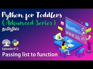 Learn Python programming in TAMIL | Passing List in to Function | [Tamil]