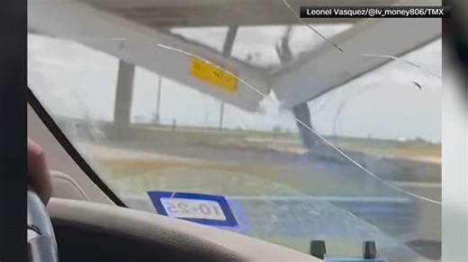Bridge buckles in Texas Panhandle over Interstate, video shows