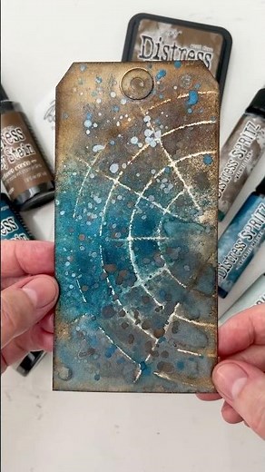 Distress Spritz & Spray Stain Background #timholtz
