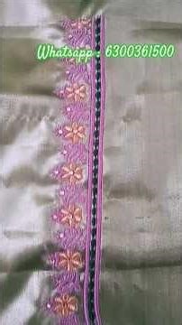 Simple computer embroidery design 👌 Online orders available