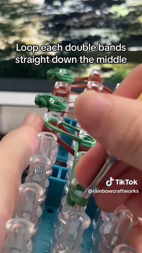 Turtle Tutorial 🐢 #rainbowloom #tutorial #viral #turtle #fyp | Rainbow Loom Animals