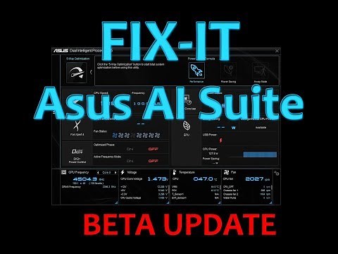 Asus AI Suite FIX - After Windows 10 (KB4056892) update patch errors