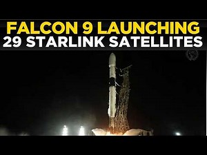 LIVE NOW: Falcon 9 lifts off from Cape Canaveral Space Force Station with 29 Starlink satellites