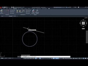 AutoCAD 2021 Tutorial: Geometric constraints (3) Tangent