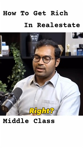 Why Middle Class People Stay Poor in Real Estate 🚫 #shorts #realestate #rajshamani