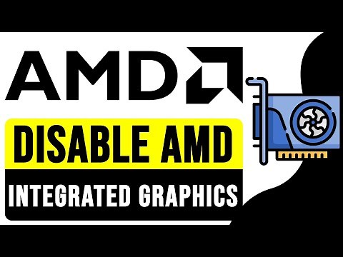 How to DISABLE AMD INTEGRATED GRAPHICS (APU/iGPU) 2024 | Turn Off Integrated Graphics