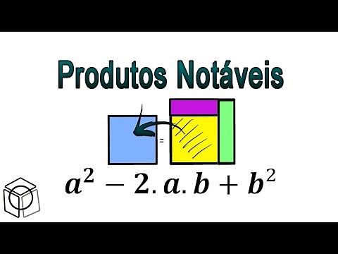 Aula 08 Quadrado da Diferença de dois termos Interpretação Geométrica [Produtos Notáveis]
