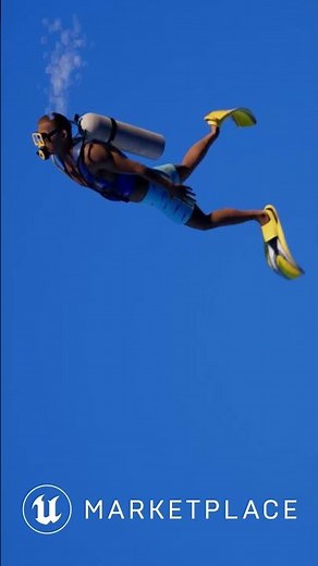 Scuba Diver Character Assets For Unreal Engine