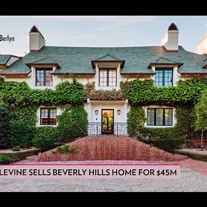 Adam Levine sells L.A. mansion for $45 million one year after buying it! See inside.