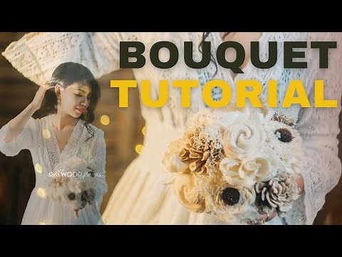 How To Make a Wedding Bouquet | Easy DIY Tutorial from Sola Wood Flowers