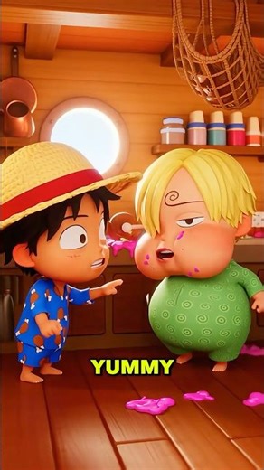 Luffy And Sanji Eats Nami's Cake!