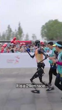 Humanoid Robots Run Half Marathon in Beijing