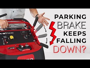 How to Tighten Brakes on Stand-On Mower - Toro Grandstand brakes not working