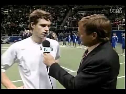andy murray kissing kim sears-sap open 2006