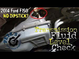 Ford F150 (and others!) Transmission Fluid Level Check