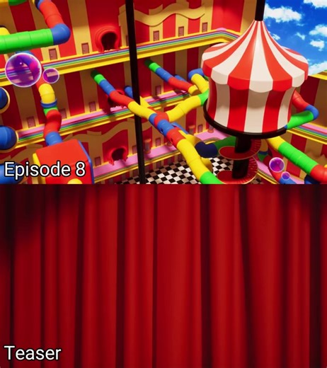 TADC Episode 8 and TADC's first teaser synced #tadc #theamazingdigitalcircus #episode8 #teaser #theory