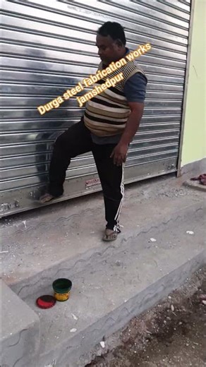 Galvanized steel rolling shutter manufacturing #fabrication #metalwork #welding #galvanizedshutter