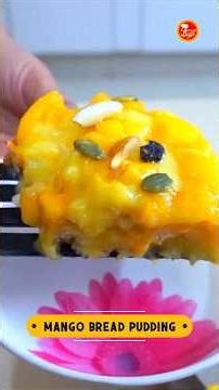 Make This Before Mango Season Ends! 🥭 Mango Bread Pudding 😲 Easy & Tasty #mangodessert #shortfeed
