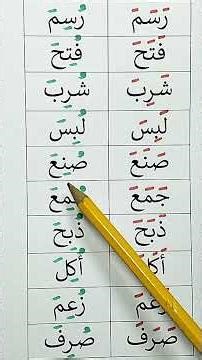 Learn with me how to read three-letter words with the vowel points (active and passive voice of t...