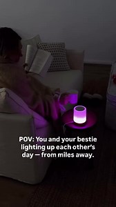 480K views · 335 reactions |  Tap your lamp, and theirs lights up instantly. Feel close—even when you're far.  Shop SALE | LuvLink Friendship Lamps | Facebook