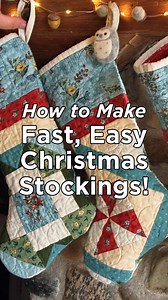 ✨ DIY holiday magic ✨ Turn an old quilt into the cutest stockings, a great beginner project and oh so festive! Don't want to use up a quilt you love? These stockings are easy to customize with your own quilted panels! Find the full how-to on our YouTube channel: https://superior-threads.visitlink.me/8CI3-y #QuiltedStockings #HolidaySewing #HandmadeHoliday #BeginnerSewing #ChristmasStockings | Superior Threads