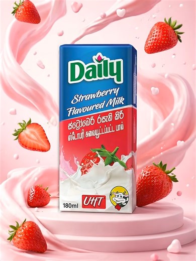 Delicious Strawberry Flavored Milk for a Refreshing Treat