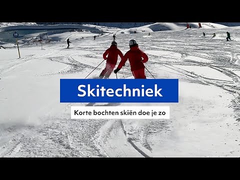 Skiing technique: How to ski short turns! #skiing #wintersports #tips