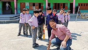 427K views · 10K reactions | For learning is not a spectator sport, playing is learning. Here we have Kindergarteners head on head with their fellows in an inter-school cricket tournament. | Bright Career Secondry School Villgam Kupwara | Facebook