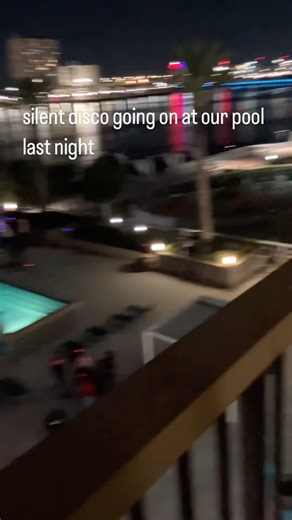 hotel with a pool and balcony is cool but one with a silent disco and a view of Jacksonville is dope