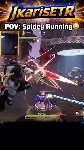 Spidey really thought he got away🕷️🚫 #marvelrivals