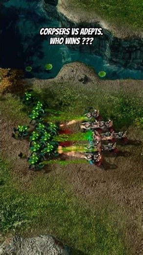 SC2.BattleRumBle Showdown – 12 Corpsers vs 12 Adepts #rts #starcraft2 #스타크래프트2 #스타크래프트