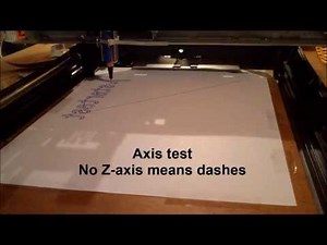 Arduino CNC - First drawing test with DIY CNC plotter (no z-axis)