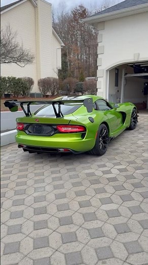 Snakeskin Green Edition 2017 Dodge Viper GTC ACR Extreme with 481 Miles 😎