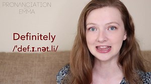 16K views · 3.2K reactions | Definitely Make a sentence below using the word ‘definitely’!  Adverb: without any doubt (I definitely believe that he's the murderer). | Pronunciation with Emma | Facebook