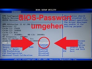 BIOS-Passwort umgehen [mit CmosPwd]