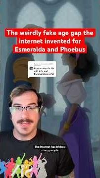 The weirdly fake age gap the internet invented for Esmeralda and Phoebus