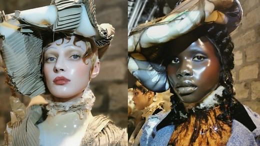 Maison Margiela’s Couture Spring 2024 Show’s Pat McGrath Makeup Looks