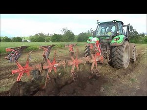 Deutz Fahr Agrotron 6160 TTV ploughing / Lavrar 2020