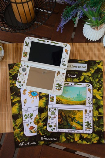 Nintendo 3DS Xl Zelda Themed Custom Sticker Sheets Digital Download - Etsy UK