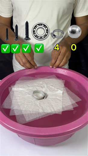 Can You Guess How Many Tissues It Took? 🤯🧻 | Water Tissue Experiment