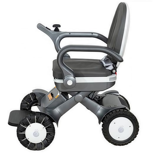 All Terrain Portable Handicap Scooter Auto Electric Folding 4-Wheel 13 Climbing Angle Powered Adult Mobility Scooter for