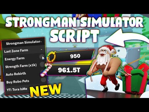 *NEW* Strongman Simulator Script (PASTEBIN 2024) (CANDY FARM , FAST AUTOFARM, PETS, AUTO REBIRTH)