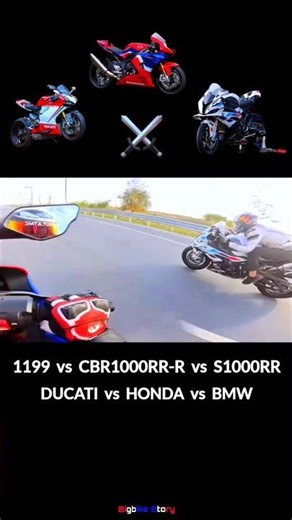 CBR1000RR-R vs S100RR vs 1199 Panigale