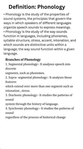 Phonology notes for all competitive exams.