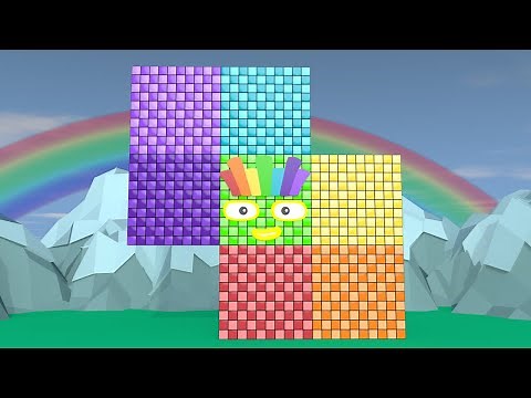 New Numberblocks Rainbow Puzzle 700 BILLION BIGGEST Numberblocks Ever - Learn to Count Big Numbers