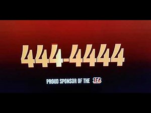 TV commercial Cincinnati Bengals 513-444-4444